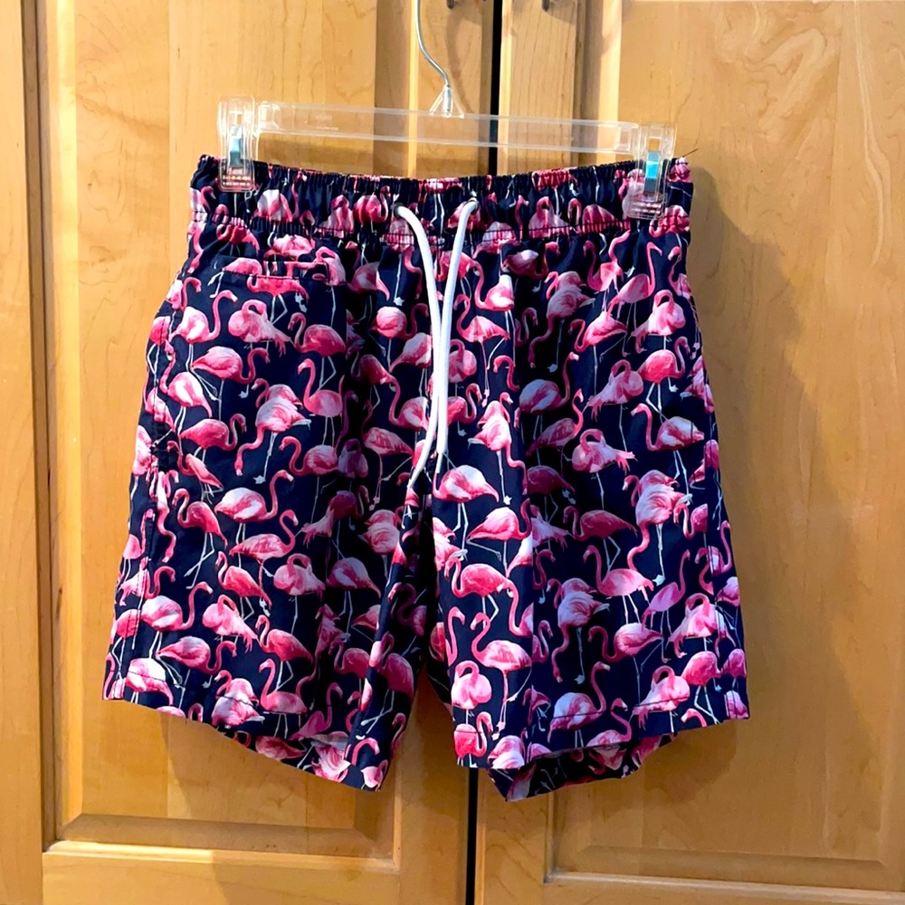 Men's flamingo swim shorts